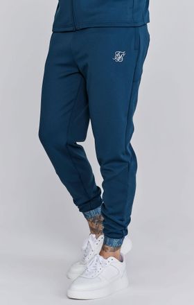 Siksilk Joggers azules para hombre SikSilk L
