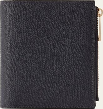Valextra Brera Bifold Leather Wallet