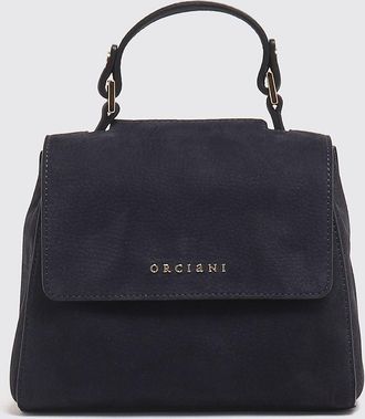 Orciani Sveva Mini Handbag in Nubuck Leather with Flap Closure