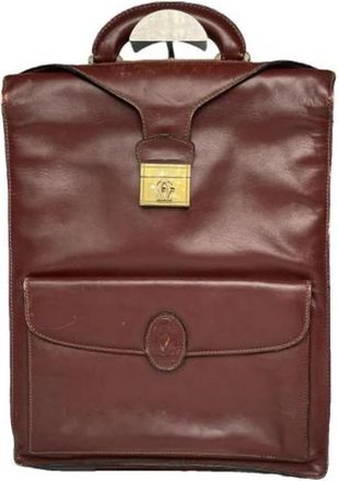 Cartier Pre-owned Vintage Leren Handtas - Dames - Vintage Handtas - Rood - ONE Size - Leer - Vintage