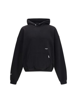 Represent Mens Hoodie Micro Owners Club Jet Black Cotton Sweatshirts Sweater