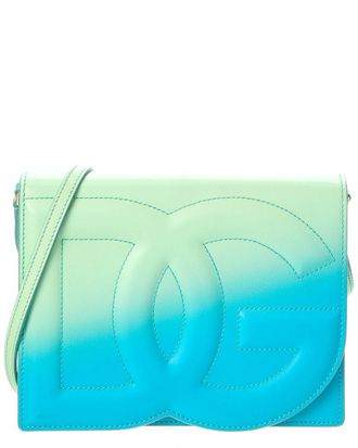 Dolce & Gabbana Logo Leather Shoulder Bag