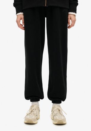 Superdry Sweathose SUPERDRY ESSENTIAL LOGO JOGGER HB, Damen, Gr. S, N-Gr, schwarz, Sweatware, Obermaterial: 100% Baumwolle, unifarben, lang, Hosen Sweathose