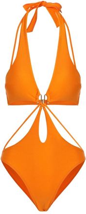 Cult Gaia Dames, Badkleding, Oranje, Maat: XS Polyamide