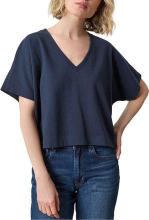 Lilla P Easy Fit Short Sleeve V-Neck Dolman Shirt