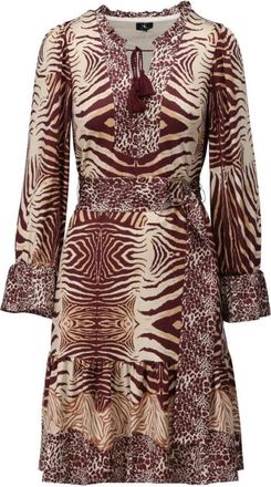 K-Design Dames, Jurken, Bruin, Maat: S