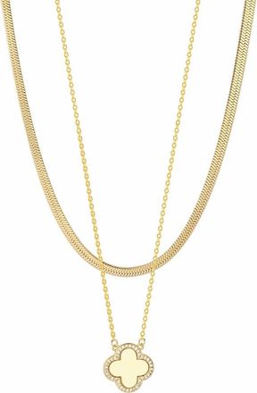 Adornia Set of 2 Necklaces in Gold at Nordstrom Rack