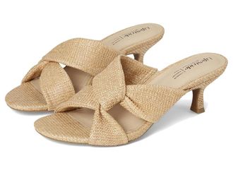 Life Stride Nori Womens Sandals Natural Tan Raffia : 7.5 W (C), Faux Leather