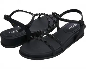 Vaneli Womens Nelina Platform Heel Sandals In Black Milled