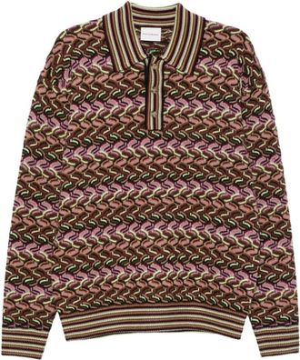 Dr&ocirc;le de Monsieur Polo de manga larga Coogie - Tops - Hombre - Marr&oacute;n - XL