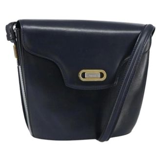 Bally Pre-owned Cross Body Bags, female, Black, Size: ONE SIZE Pre-owned Leather Shoulder Bag