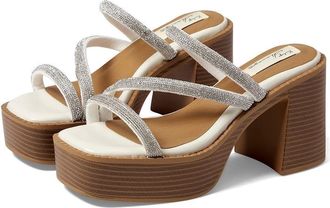 Vintage Havana Nova Sandal Womens White Open Toe Platform Block Heel JOBB925