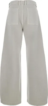 Frame Denim Womens Jeans The Bow Cargo White Cotton