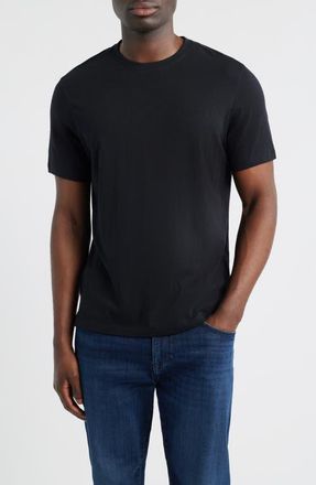 Robert Barakett Brightwood Slub Cotton T-Shirt in Black at Nordstrom, Size Xx-Large