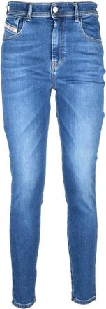 Diesel Jeans, Dames, Blauw, W32, Katoen, Slandy High