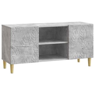 vidaXL Mueble De Tv 102 X 34,5 X 50 Cm Gris Hormig&oacute;n Vidaxl