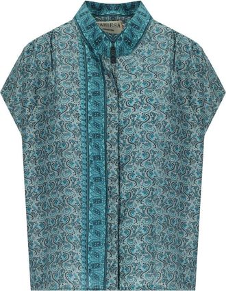 Pahiesa CAMICIA AZZURRA PAHIESA FORMENTERA