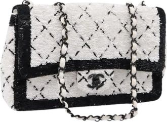 Chanel Borsa a spalla vintage Pre-owned in tela - - Pre-owned - Donna - Bianco - ONE SIZE