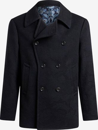 Etro Kurzer Mantel aus Jacquard mit Doppelknopfleiste