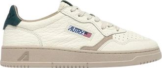Autry Medalist Low Leather - Heren - Sneakers - Wit - 45 EU - Katoen - Schoenen