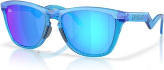 Oakley Frogskins Hybrid Zonnebril - Heren - Zonnebrillen - Blauw - 55 MM - Nylon - Accessoires