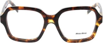 Miu Miu Glasses - unisex - Brillen - Bruin - ONE Size - Accessoires