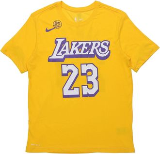 Nike NBA City limited Jersey 19-20 Season Los Angeles Lakers LeBron James No. 23 Yellow BV8796-705