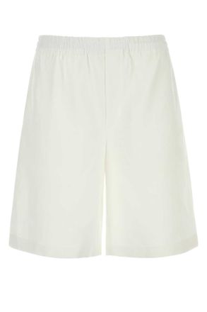 Gucci Witte Linnen Bermuda Shorts