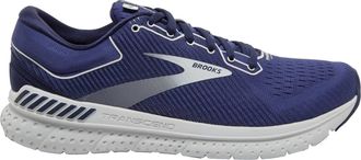 Brooks Mens Transcend 7 Running Shoes In Navy/white
