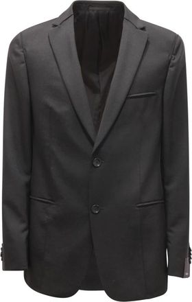 Ermenegildo Zegna Heren, Jassen, Zwart, Maat: XL Wol