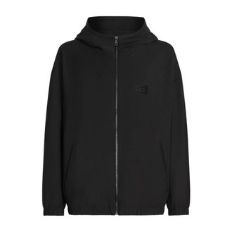 Dolce & Gabbana Zip-through Jacket - Heren - Vesten met rits - Zwart - XL - Katoen - Hoodies & sweatvesten