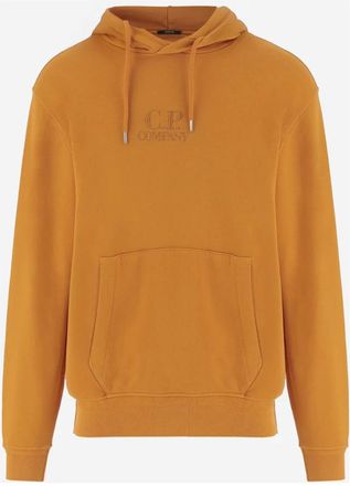 C.P. Company C.p. Company, Heren, Sweatshirts & Hoodies, Oranje, Maat: M Katoen