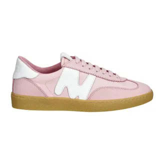 Msgm Msgm, Schoenen, Dames, Roze, 39 EU, Su&egrave;de, Retro Trainer Su&egrave;de Sneakers