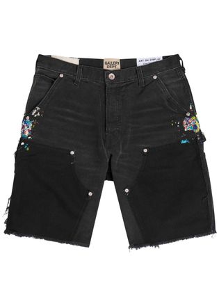 Gallery Dept. Carpenter Cut Off Canvas Shorts - Black - 30 (W30 / S)