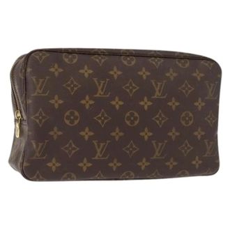 Louis Vuitton Pre-owned Clutches, female, Brown, Size: ONE SIZE Pre-owned Monogram Clutch Bag