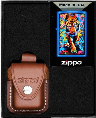 OEM Juego De Regalo De Encendedor Zippo Tiger N.&deg; 2
