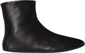 The Row Stella Boot - Dames - Enkellaarsjes - Zwart - 36 EU - Leer - Schoenen