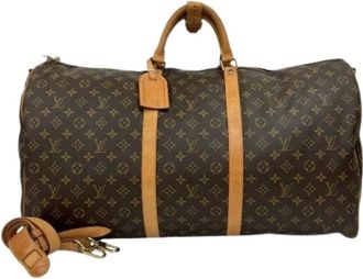 Louis Vuitton Pre-owned Weekend Bags, female, Brown, Size: ONE SIZE Pre-owned Vintage Weekend Bag