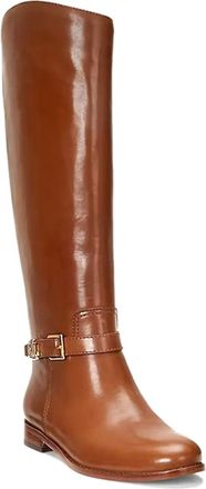 Lauren Ralph Lauren Leren laarzen - Bruin