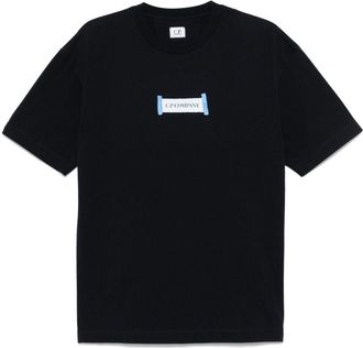 C.P. Company T-shirt con logo - Blu