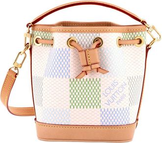 Louis Vuitton Noe Nm Handbag Limited Edition Damierlicious Giant Nano (Authentic Pre-Loved)