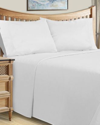 Superior Discontinued Superior Solid 1500 Thread Count Cotton Rich Deep Pocket Sheet Set