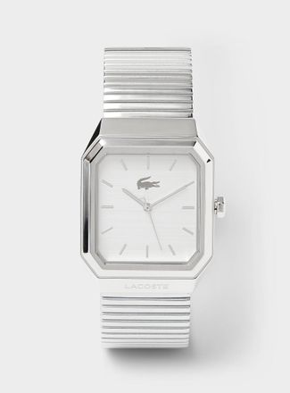 Lacoste Mens Ren&eacute; silver watch