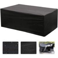 OEM Litzee - Funda Para Muebles De Jard&iacute;n 213 X 132 X 74 Cm - Tejido Oxford 210d Impermeable Y Resistente A Los Rayos Uv - Compatible Con Mesas Rectangula