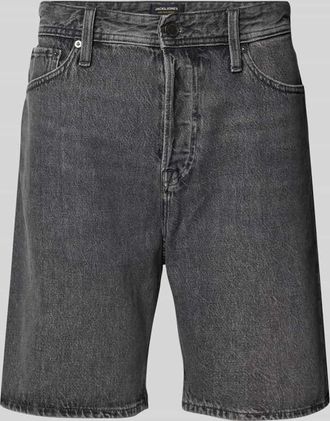 Jack & Jones Jack & Jones Loose Fit Jeansshorts im 5-Pocket-Design Modell TONY in Black, Gr&ouml;&szlig;e XXL