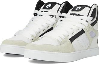 Osiris Clone Mens Skate Shoes White/Black/White : 11.5 D - Medium, Synthetic/Textile