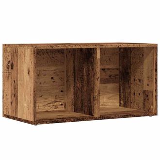 Berkfield Home LP Storage Box Old Wood 69.5x34x36 cm Engineered Wood in Brown