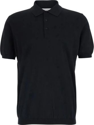 KANGRA Polo m-manica - Heren - Polos - Zwart - M - Tops