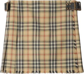 Burberry Wool Mini Skirt