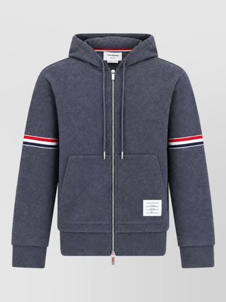 Thom Browne cotton zip up hoodie